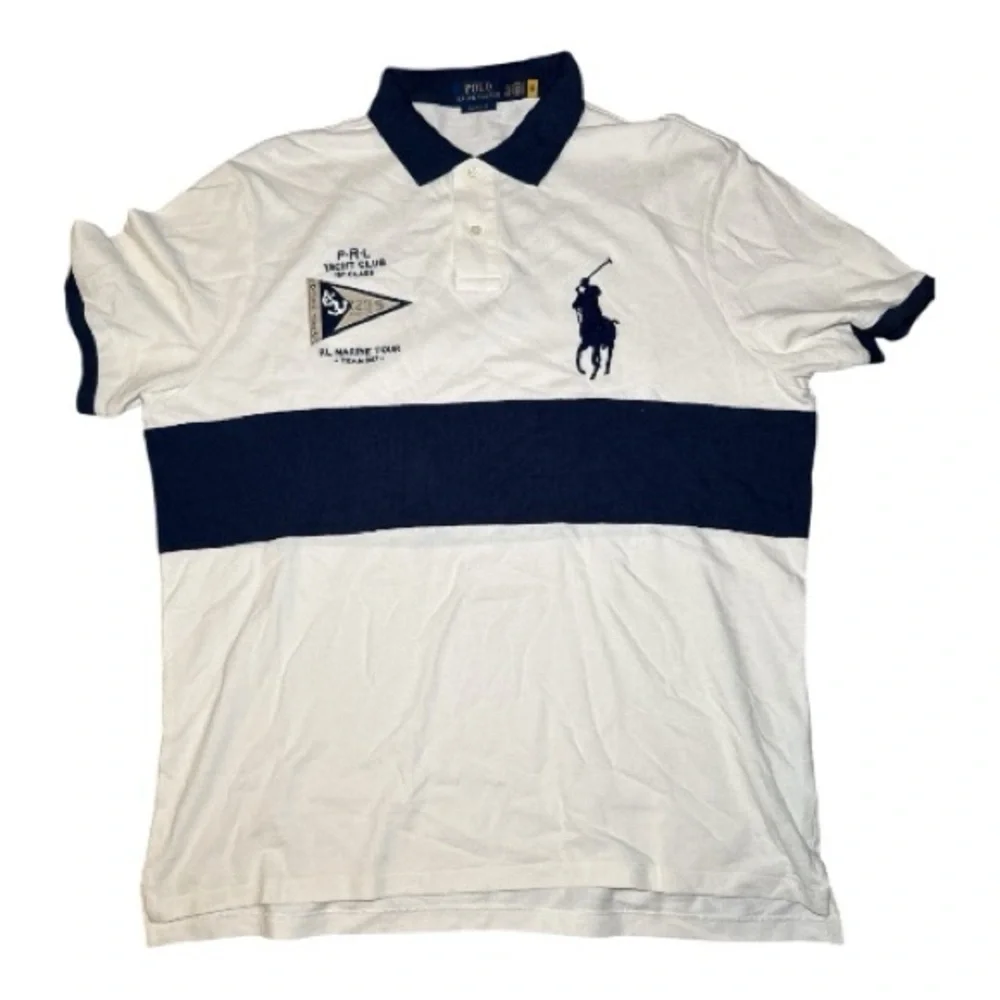 Polo Ralph Lauren Men's Mesh Yacht Club Polo Shirt XL Classic Fit